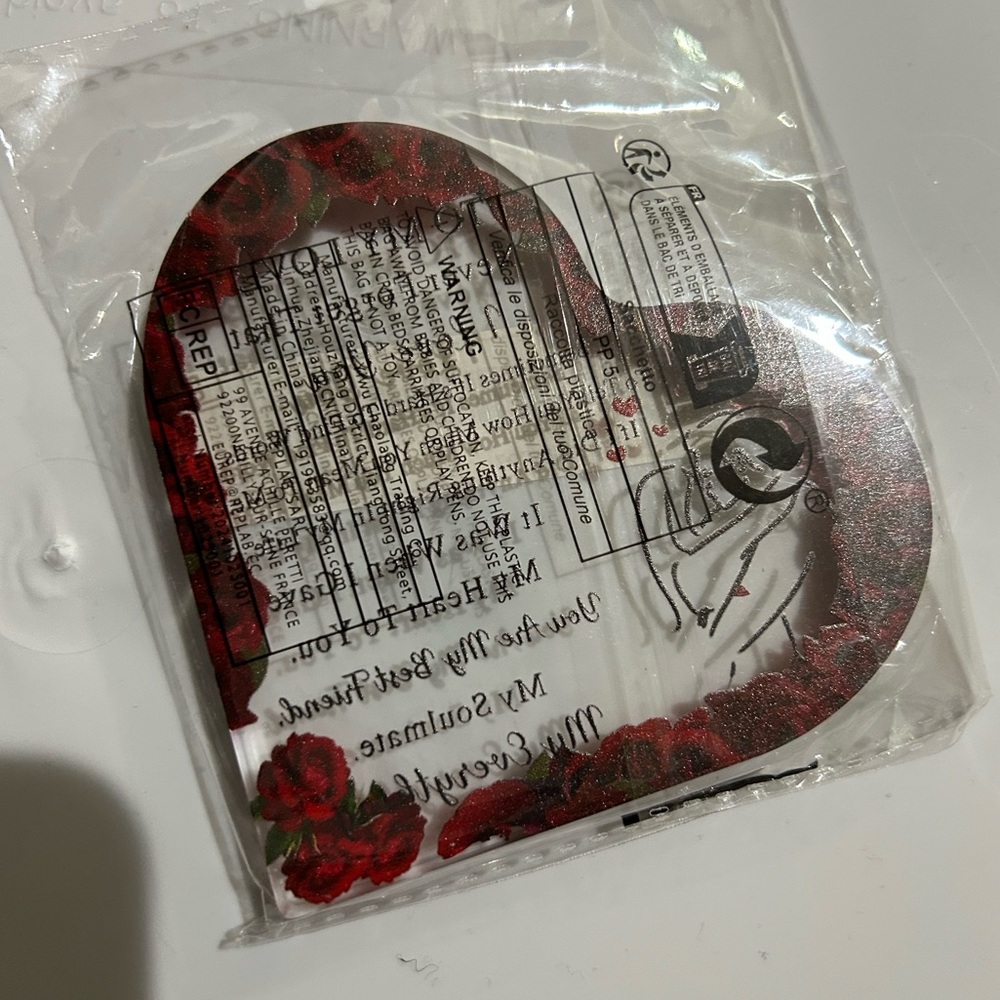 1pc Acrylic Heart-Shaped Ornament β Valentine's Day & Anniversary Gift ππ₯π₯ - Picture 7 of 8